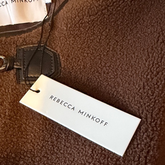 Rebecca Minkoff Chocolate Brown Toggle Jacket NWT XL - Gorgeous ❤️ - Picture 11 of 13